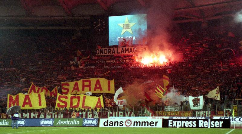 TIFO Roma Broendby 5.12.1995 3 red