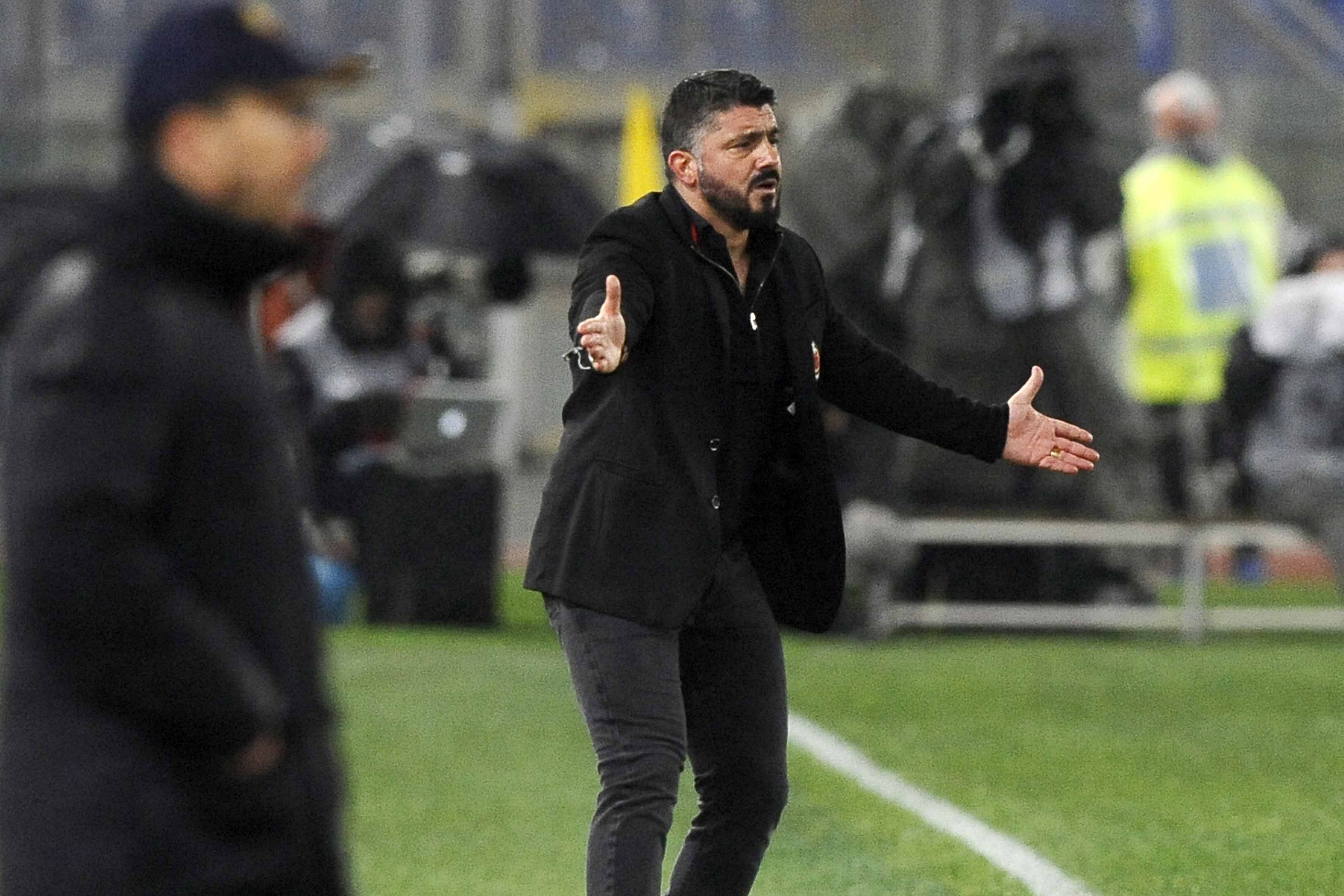 GATTUSO ROMA MILAN 0 a 2