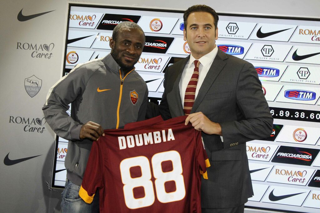 DOUMBIA 10 presentato a Trigoria