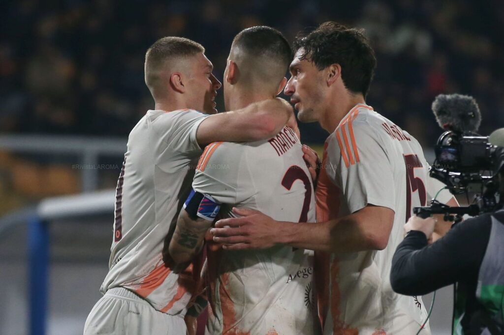 2025-03-29 Lecce-roma dovbyk hummels mancini