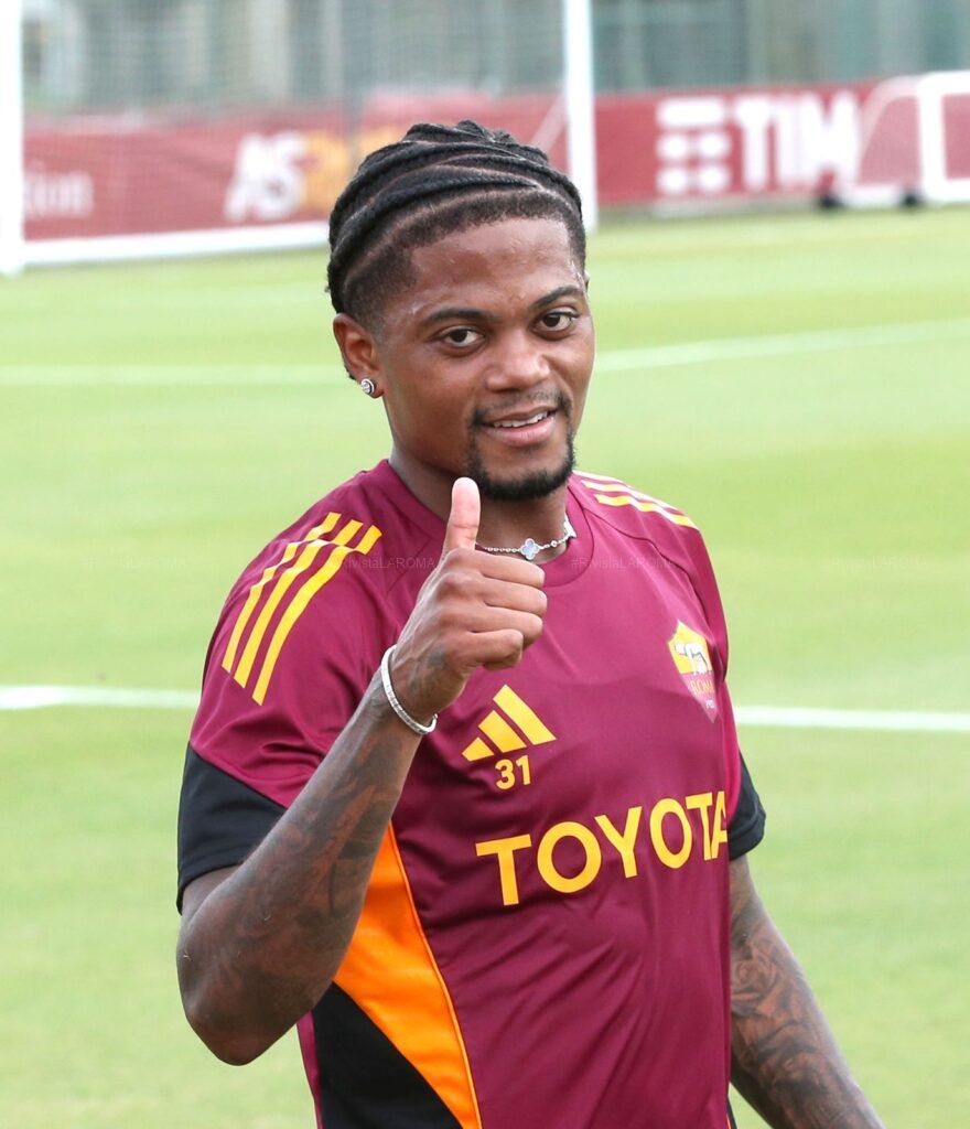 2025-10-01 allenamento trigoria Bailey