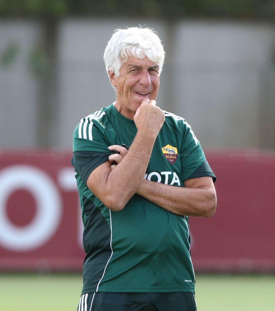 2025-10-01 allenamento trigoria GASPERINI